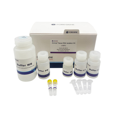 Contaminazione veloce della RNAsi di Kit No di isolamento del DNA del tessuto animale del reagente di laboratorio di purificazione di DNA genomico