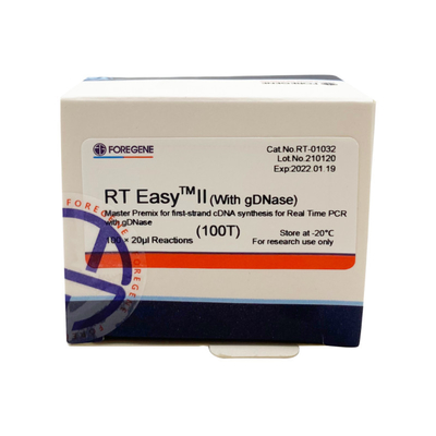 RT EasyTM II con gli iniettori inversi della trascrizione per usare premiscela matrice per la sintesi del Primo filo CDNA/PCR in tempo reale
