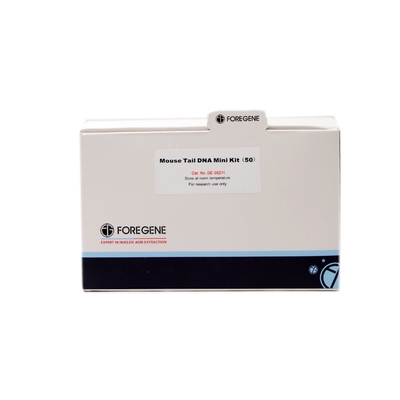 Purificazione del DNA del DNA Mini Kit For Genomic della coda del topo del reagente di laboratorio in 1 ora