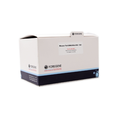 Purificazione del DNA del DNA Mini Kit For Genomic della coda del topo del reagente di laboratorio in 1 ora