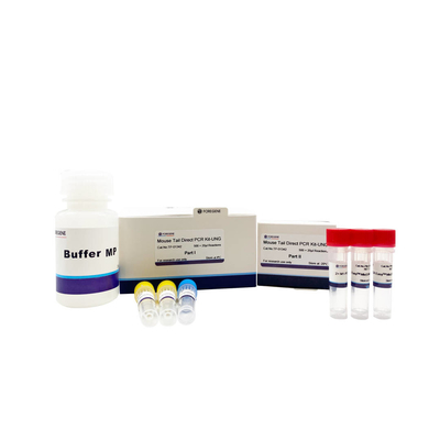 La biologia molecolare ha ottimizzato i corredi-UNG diretti di PCR della coda del topo del sistema di PCR per la PCR diretta del topo facendo uso del tessuto del topo