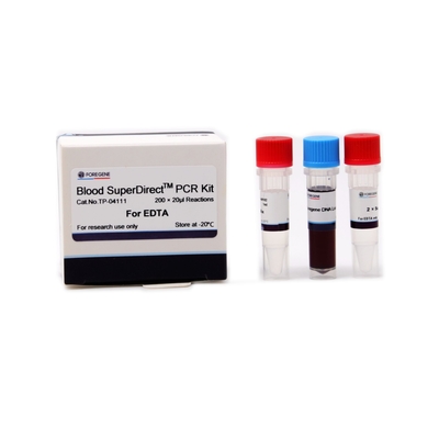 Corredi diretti eccellenti di PCR del sangue del reagente di laboratorio facendo uso di intero sangue anticoagulated con gli ED