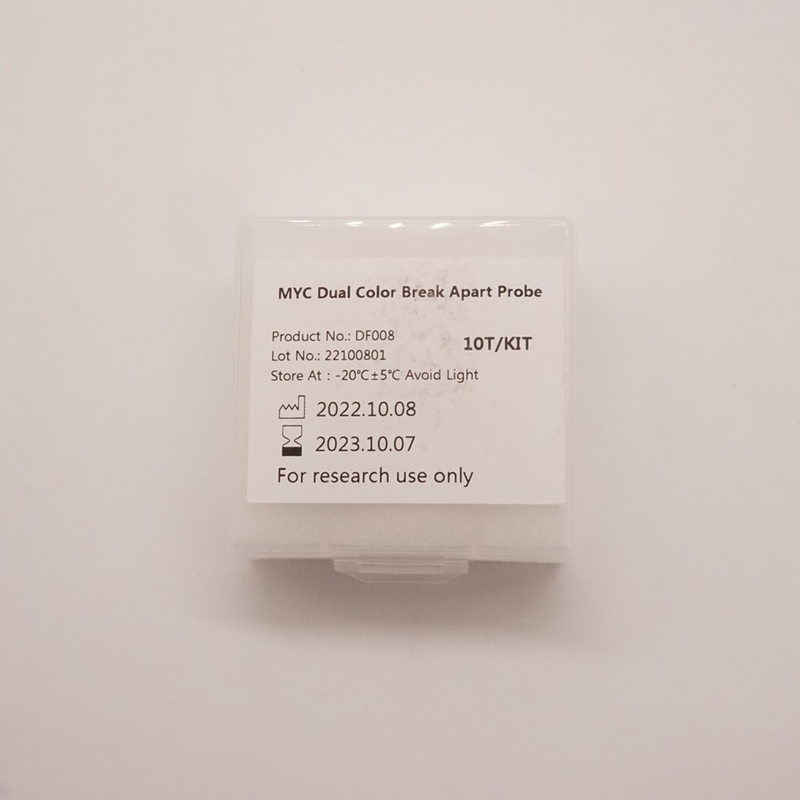 MYC Dual Color Break Apart Fish Probe Reagent per il gene MYC umano